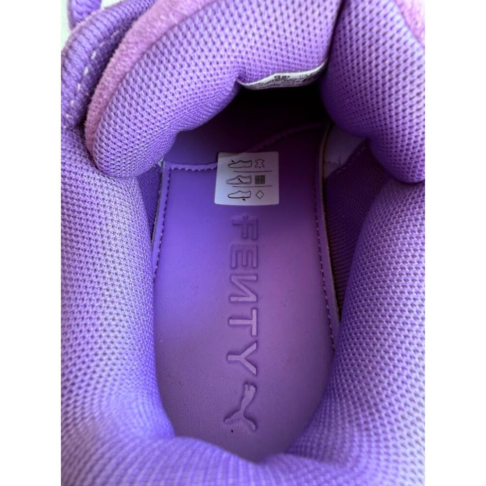 Puma x Fenty by Rihanna Creeper Phatty Lavender Purple & Cherry Red size 6 NWB - Picture 11 of 16
